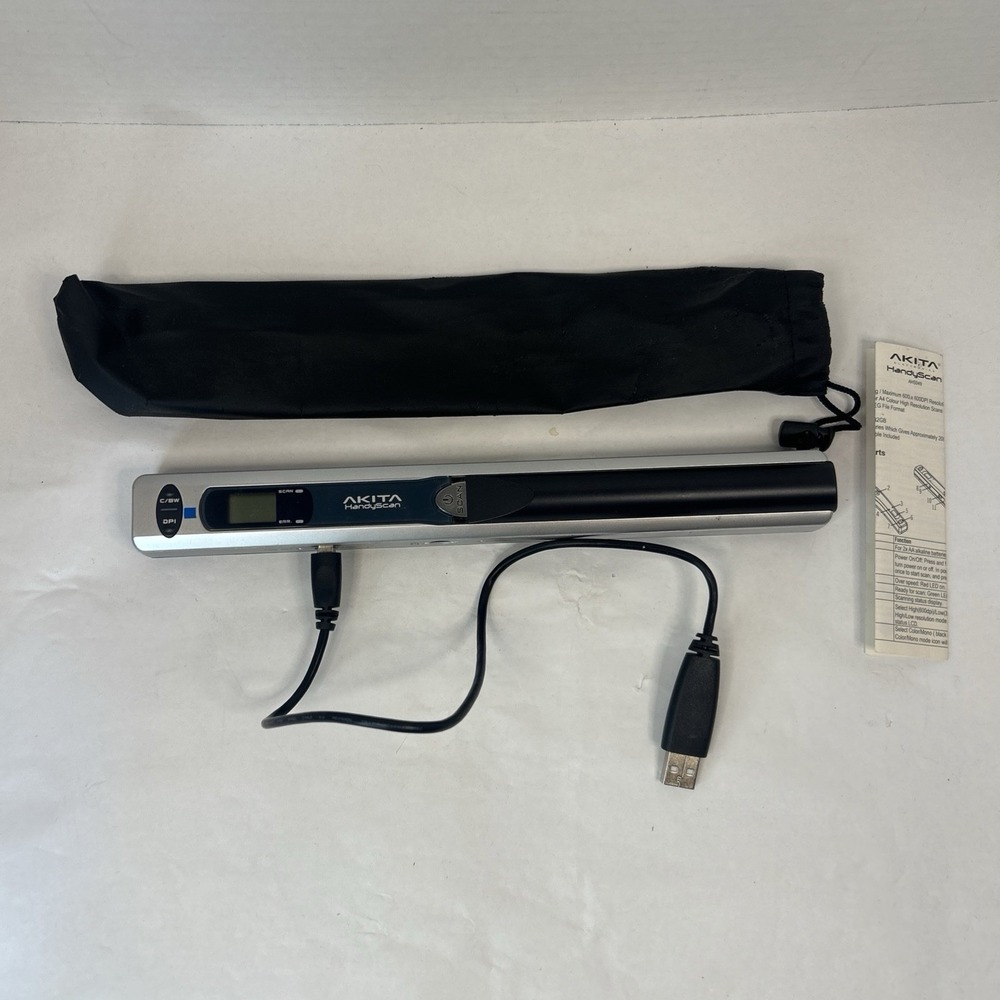 Akita HandyScan Compact and Portable Scanner Read Untested